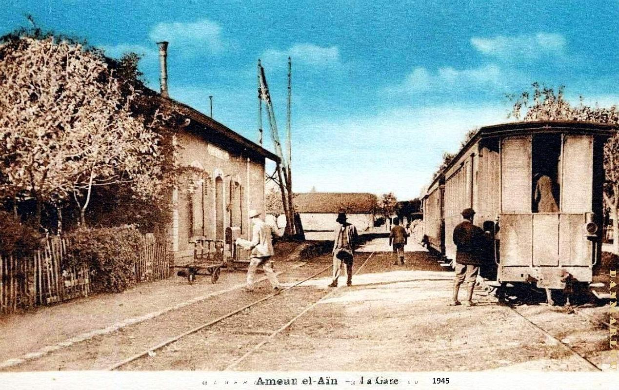 Ameur-El-Ain - Gare - 1945.jpg